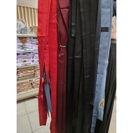 MERAH Black tie school tie red tie