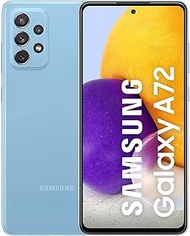 Samsung Galaxy A72 A725F-DS 4G Dual 256GB 8GB RAM Factory Unlocked (GSM Only | No CDMA - not Compatible with Verizon/Sprint) International Version - Awesome Blue