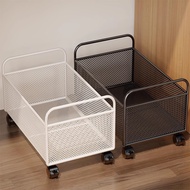 Movable Schoolbag Shelf Install Book Trolley Bookshelf Placement Handy Tool Under Desk Storage Baske