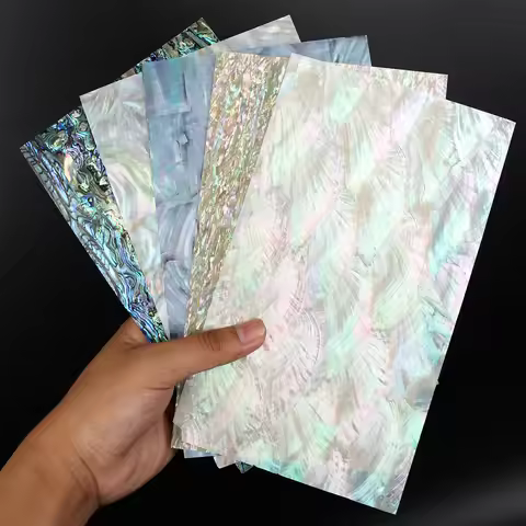 Mother-of-pearl Shell Paper Natural Abalone Sheet Inlay Material Lacquer Painting Art for Jewelry Pe