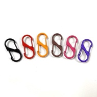 GANTUNGAN Carabiner Hook S Shape 4 cm Keychain / Bag Chain / Paracord Strap Fastener S biner S-biner