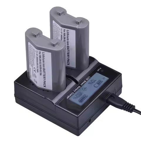 DuraPro 3200mAh EN-EL18 EN-EL18a ENEL18 Battery EN EL18D EL 18 Bateria + Charger for Nikon Z9,D4 D4S
