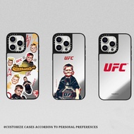 CASETi UFC Hasbulla Magomedov Phone Case For iPhone 16 16Pro 11 12 13 14 15 Plus Pro Max Hard Mirror
