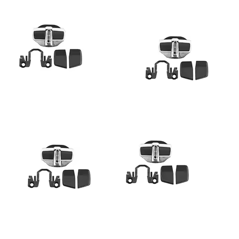 4Set Car TRD Door Lock Buckle Upgraded Stabilizer Cover Latches Stopper For Lexus-Toyota Series Elim