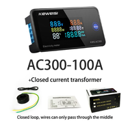 KWS - AC300 มิเตอร์ วัดไฟ Digital 7 in 1 AC 100A 50-300V วัดพลังงาน Watt Kwh Volt Amp Time Temp PF S