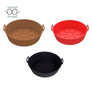 Air Fryer Silicone Lining, Silicone Air Fryer Lining Plug-In, Silicone Basket Bowl Pot, Reusable Baking Tray and Oven