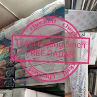 Tilam bujang/single mattress/5inch free Cadar