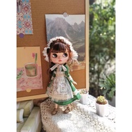 Doll Outfit Blythe Doll Clothes Set Green Azone Licca OB24 OB22 Pullip