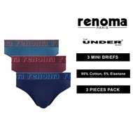 RENOMA 3pcs Men Mini Brief Cotton Elastane Underwear (REM8293)