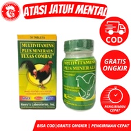Texas Combat CONTAINS 50 CAPSULES Super Multivitamin Vitamin Supplement Chicken Spurs Complaint Chic
