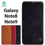 ✨พร้​อมส่งในไทย✨เคสหนังฝาพับQIN For Galaxy Note8 / Note9 / Note 8 / Note 9 / S10 Plus / S10Plus Nillkin QIN Leather Case