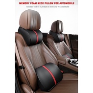 Perodua Ativa Car Seat Neck Pillow Headrest Pillow Back Cushion Neck Pain Relief Back Support Memory Foam