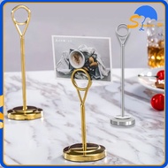 Tiang Nomor Meja Stainless Menu Stand Table Number Holder Stand Tatakan Holder Foto Price Tag