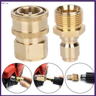 【BET】3/8 M22 Adapter for High Pressure Washer Spout Kit Quick Connect Kit[my]