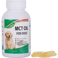 Mct Oil for Dogs，90 Servings，Medium Chain Triglycerides.Coconuts, C8 and C10, Healthy Digestion, Shi