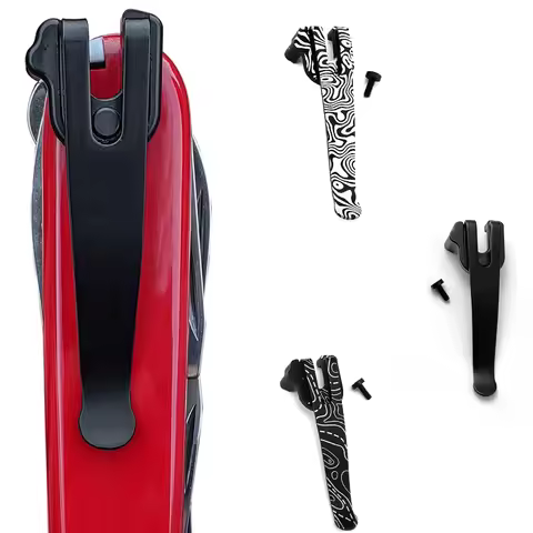 With Screw Stainless Steel Material Knife Pocket Clip Waist Back Clamp For 91MM Victorinox Swiss Arm