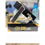 COMPLETE SET OF DOOR HANDLES ARS BLACK Door Locks type DL-688 BOX 20 cm