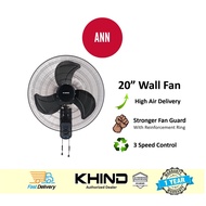 Khind Industrial Wall Fan (20“) WF2003B Kipas Dinding 风扇 壁扇