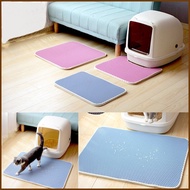 Cat litter mat 2-layer EVA cat litter catcher M L XL size cat litter catcher pads help catch cat lit