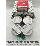 Toto Piston Toyota 4AGE 16V 82MM Pin 20MM High Compression