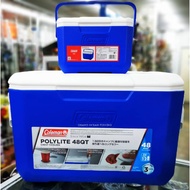 [ READY STOCK  ] COLEMAN POLYLITE 48QT CHEST COOLER SET / ORIGINAL COLEMAN COOLER BOX