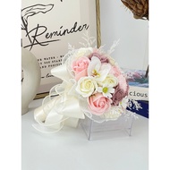 Soap Flower Bridal Hand Bouquet Eternal Bloom Elegance 20 Stalks for hantaran, engagement, wedding