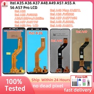 For Itel A35 LCD/Itel A36 LCD/ItelA37 LCD/Itel A48 LCD/A49 A51/Itel A55 A56 LCD/Itel A57 Pro LCD Tou