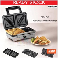 Cuisinart Gr-10E Sandwich Waffle Maker Griddler Panini Press Ready (Code 019)