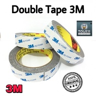 -- 3M Double Tape / Doubletape / Dobeltip 3M Putih Lem Bolak Balik 3M