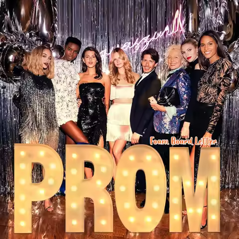 4FT DIY Marquee Letters Giant Mosaic Foam Board Letters Marquee Light up Letters PROM LOVE BABY MARR