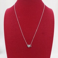 FINE SILVER 990 NECKLACE N3018 ILOVEYOU