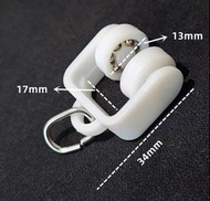 窗簾軌道滑輪#直軌#彎軌#滑軌 配件