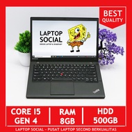 Ultrabook Laptop Lenovo Thinkpad Slim T440s I5 Notebook Bekas Sosial