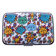 EZ Life RFID Blocking Aluminum Wallet Credit Card Holder Metal Hard Case Mini Slim Wallet ID Case Tr