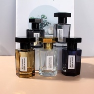 50ml Portable Perfume Bottle Travel Empty Glass Refillable Hexagon Spray Bottle