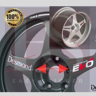 Desmond Regamaster EVO Spoke Decal Sticker 15" / 16" / 17"/18"