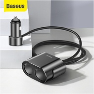 Baseus Car 12V-24V Dual USB Car Charger Socket 100W Car Auto Splitter Power Adpater 100W Car Auto For Car Auto Accessories