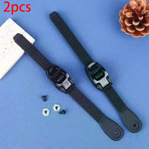 2pcs Snowboard Ankle Ladder Straps–Adjustable Binding Replacements with Mounting Screws, Compatible 