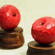 木製蘋果音樂盒--熱情紅蘋果--木刻--純手工--手作