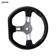 yuksok 270mm Go Kart Steering Wheel Kart Parts Replacement For Go-Kart Buggy Sightseeing Car Steerin