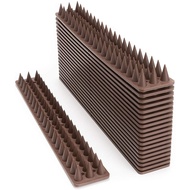 AT212 (Direct Factory) Brown 20pc x 20*4cm Anti Bird Deterrent Outdoor Anti-Climbing Plastic Bird Sp