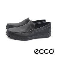 Ecco (Men) S LITE MOC M Metropolis Leather Casual Loafers Men's Shoes-Black