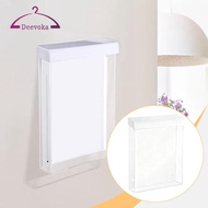 [deevoka] Outdoor Brochure Holder with White Lid, Acrylic, Durability, Flyer Holder, Wall Mount, Wat