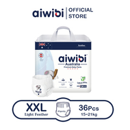 (CARTON DEAL!) Aiwibi Natural Premium Big Pack Diaper Pants Baby diaper Ultra-thin Soft diapers - M/