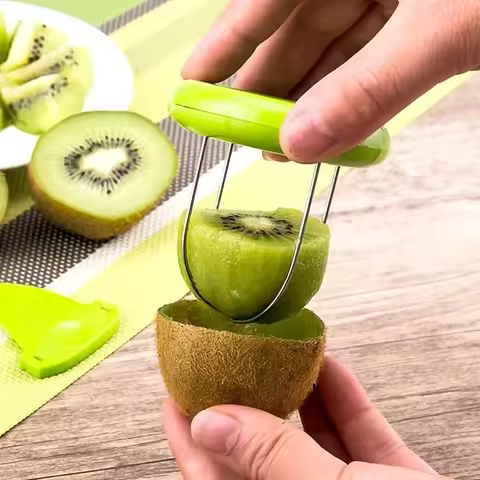 1pc/Kiwi Fruit Opener Thickeneded Independent Packaging Kiwi Spoon Kiwi Peeling Tool Fruit Splitting