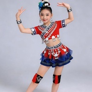 Vietnam Myanmar Laos Cambodia Yaozu Children's Performance Costume Costume Performance Girls' Cambod