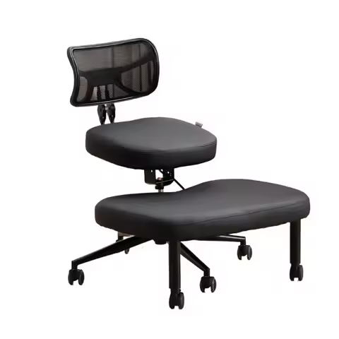 Cross-legged chair Adjustable kneeling chair with wheels Upright chair Lifting meditation