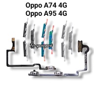 TOMBOL Flexible On Button/Off Volume Oppo A74 4G / A95 4G one set