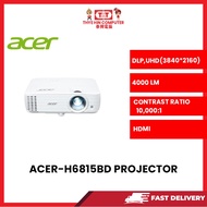 ACER-H6815BD-DLP-4K2K  UHD 4000 LUMENS GAMING & HOME CINEMA PROJECTOR