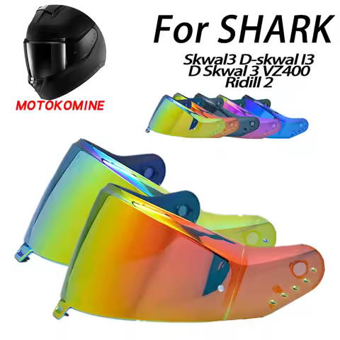 Visor Lens for Shark Skwal3 D-skwal I3 Sun Glass D Skwal 3 VZ400 Helmet Visor Shield Ridill 2 Windsh